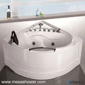 Corner Sector Luxo Moderno Design simples Banheira de hidromassagem Banheira acrílica de fibra de vidro Banheiro para venda com preço barato