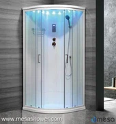 Simpe Shower Cabin Room Com luzes coloridas da estrela