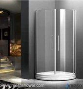 Estilo simples Preço barato Pivot Swing Sector Banheiro chuveiro com bandeja