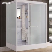 Chuveiro de vapor pré-fabricado retangular