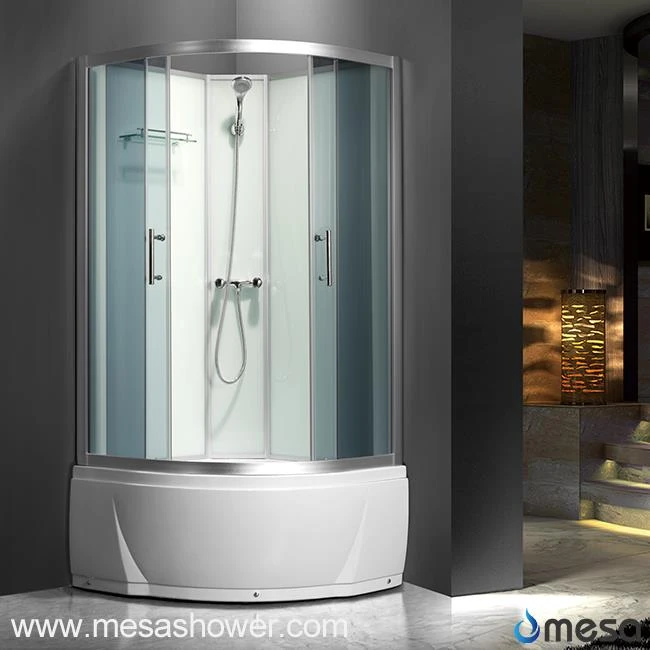 Quarto de cabine de chuveiro setor forma Design simples sem telhado M-501-AE-3