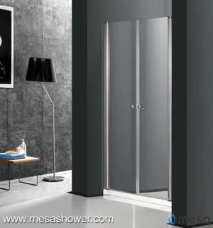 Contemporâneo Design Simples Frameless Banheiro Pivot Swing Shower Enclosure