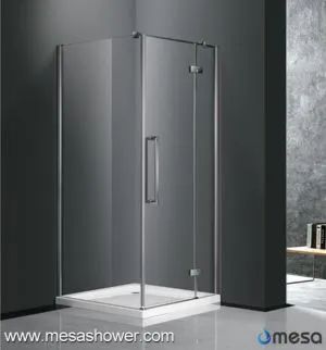 New Luxury Design Modern Corner Frameless Shower Shower Shower À Venda