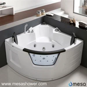 2017 New Two 2 Person Luxury Corner Jetted ABS Whirlpool Massagem Preço barato Banheiro Banheira