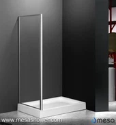 Design simples emoldurado canto Hot Sale Walk In Shower Screen
