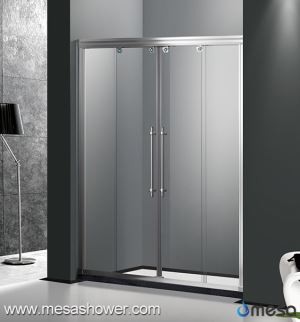 Rolos de decoração especiais porta de chuveiro emoldurada com preço barato