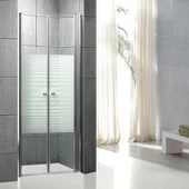 Cerco quadrado Frameless do chuveiro da forma do banheiro com porta do pivô